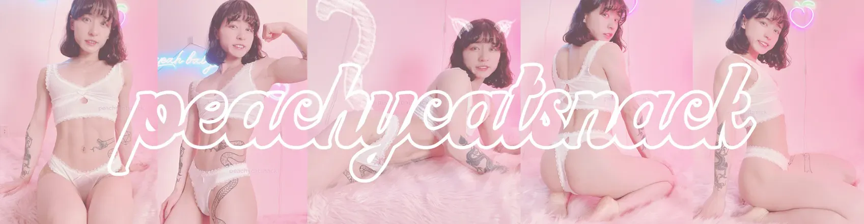 OnlyFans cuenta peachycatsnack header 2