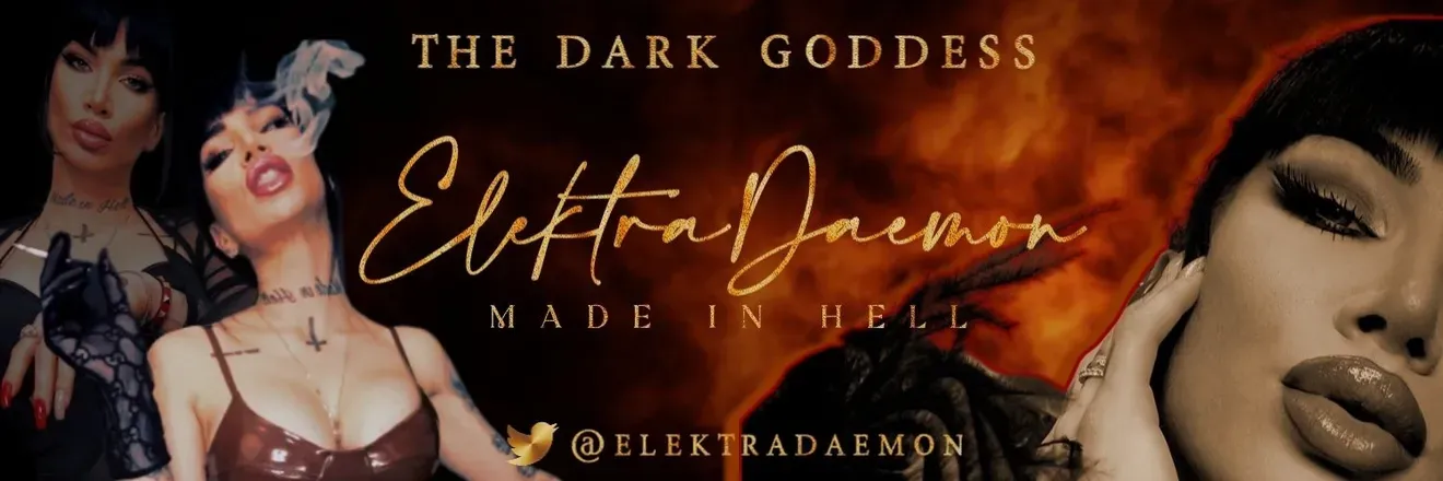 OnlyFans account  elektradaemon header 2