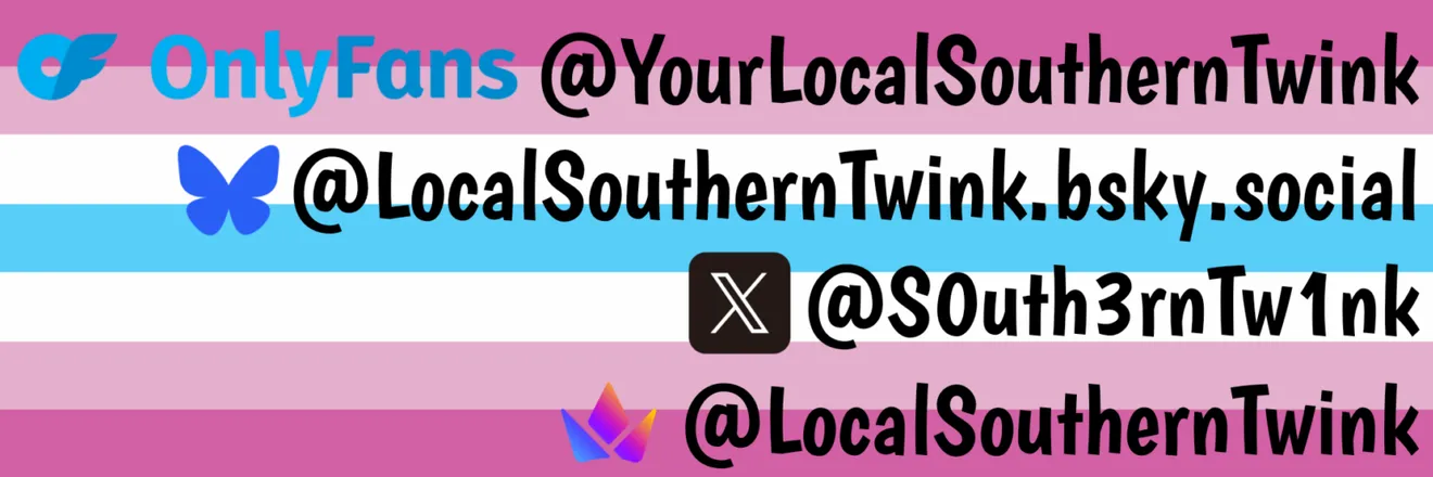 OnlyFans cuenta yourlocalsoutherntwink header 2