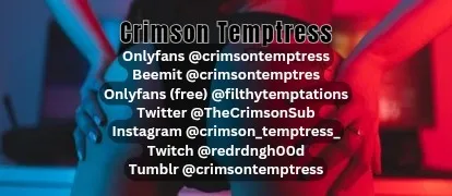 OnlyFans cuenta crimsontemptress header 2
