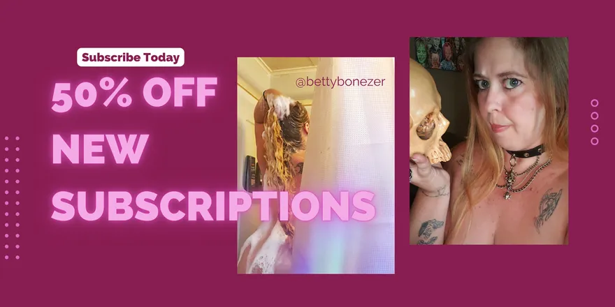 OnlyFans account  bettybonezer header 2