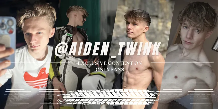 OnlyFans account  aiden_twink header 2