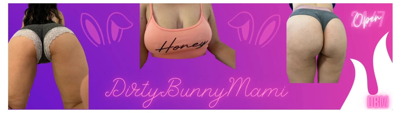 OnlyFans cuenta dirtybunnymami header 2