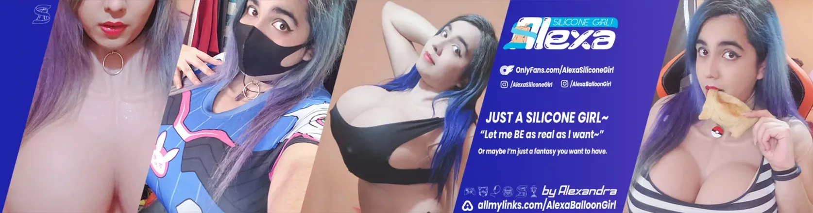 OnlyFans cuenta alexasiliconegirl header 2