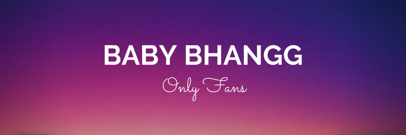 OnlyFans cuenta babybhangg header 2