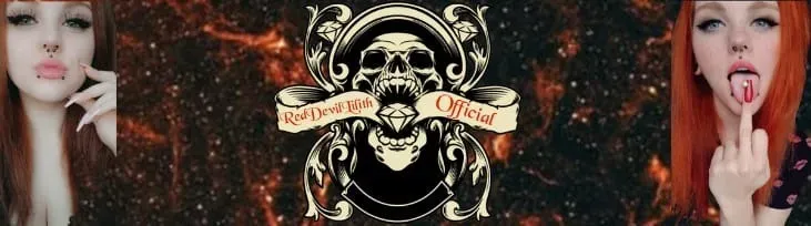 OnlyFans account  reddevillilith_official header 2