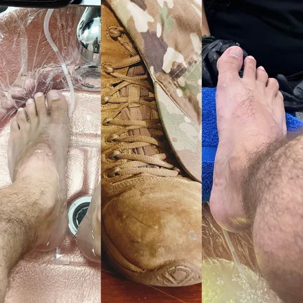 OnlyFans account  mymilitaryfeet header 2