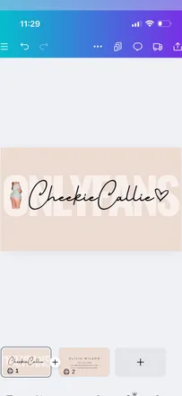OnlyFans cuenta cheekiecallie header 2