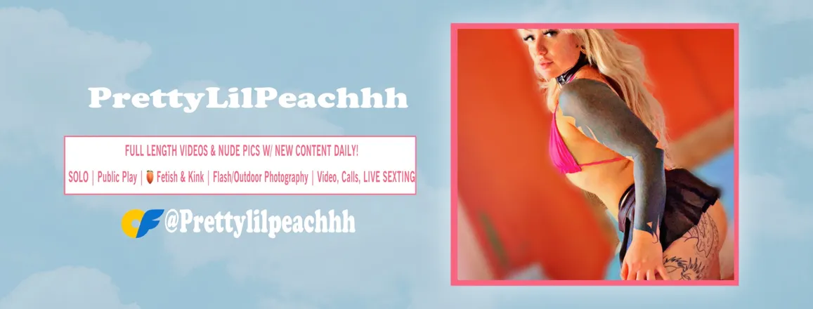 OnlyFans cuenta prettylilpeachhh header 2