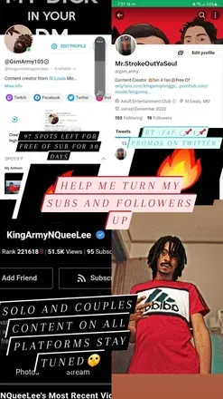 OnlyFans cuenta kingarmyqueenleeyahmonae avatar 1