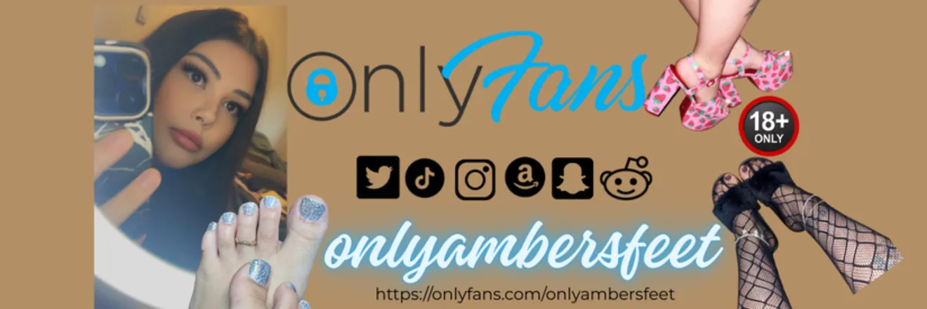 OnlyFans cuenta onlyambersfeet header 2