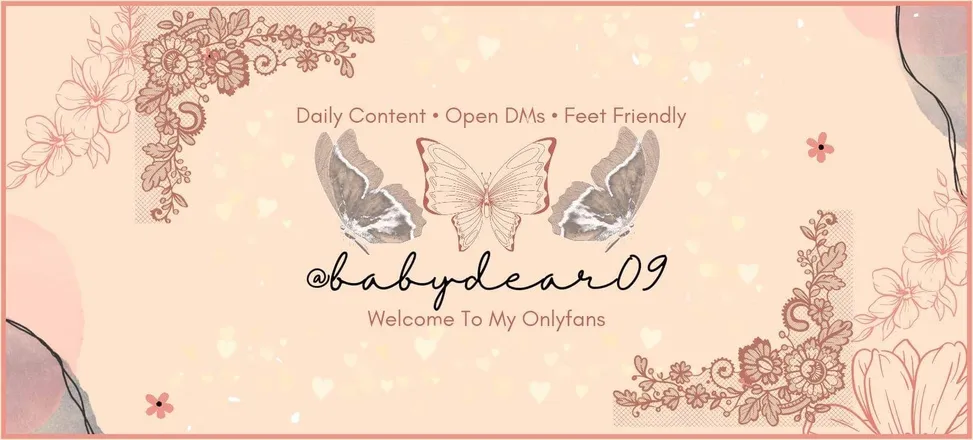 OnlyFans cuenta babydear09 header 2