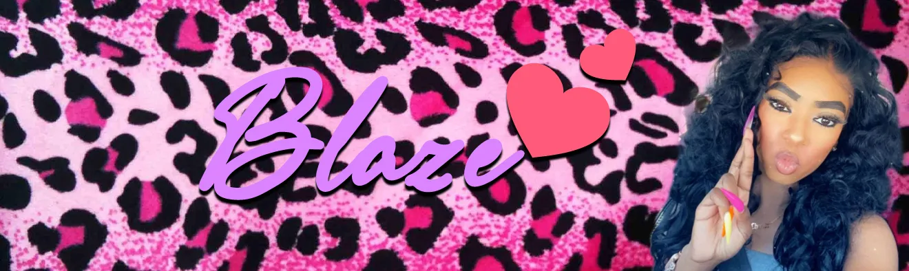 OnlyFans account  thatgirlblaze header 2