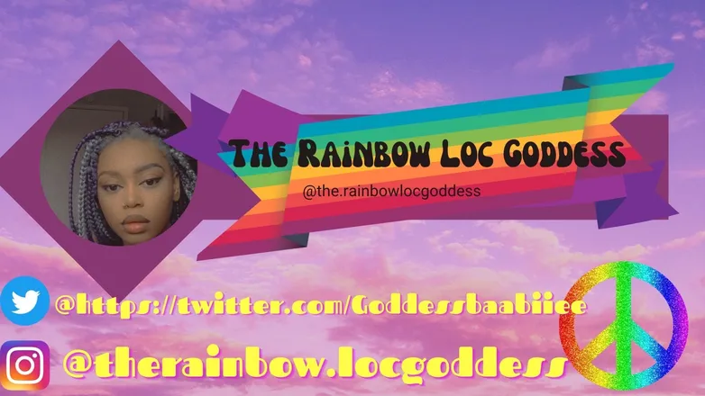 OnlyFans account  the.rainbowlocgoddess header 2