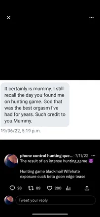 OnlyFans cuenta mummyhuntqueen header 2
