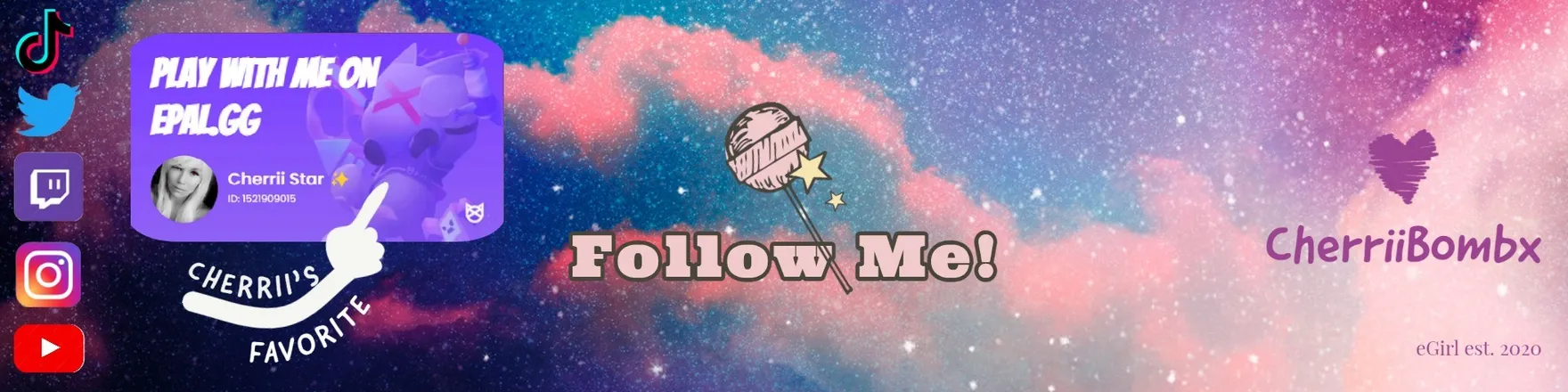 OnlyFans cuenta cherriibombx header 2