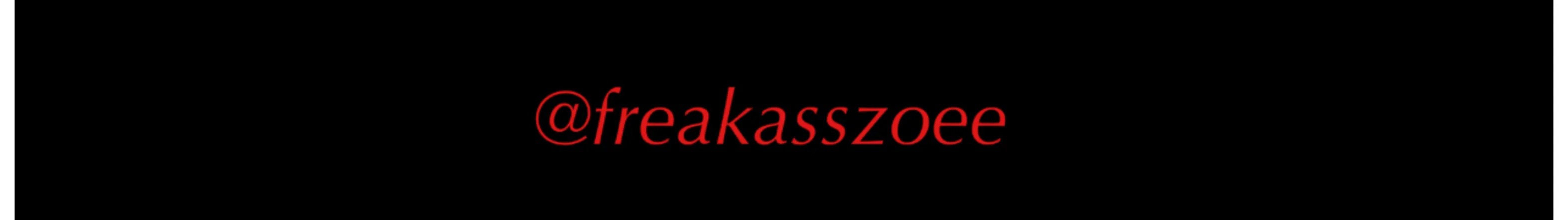 OnlyFans cuenta freakass.zoee header 2