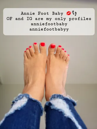 OnlyFans cuenta anniefootbaby header 1