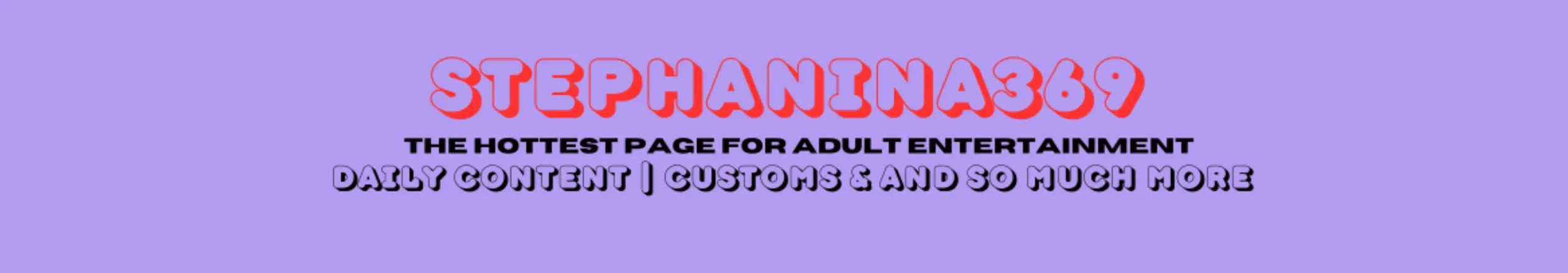 OnlyFans cuenta stephanina369 header 2