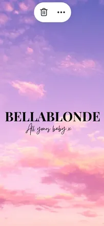 OnlyFans cuenta bellablonde_xo header 2