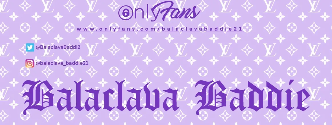 OnlyFans cuenta balaclavabaddie21 header 2
