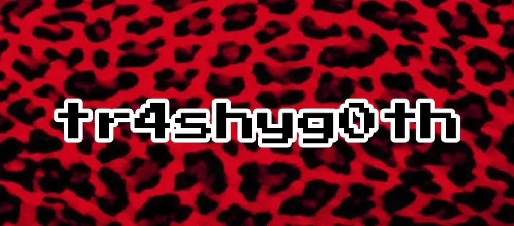 OnlyFans cuenta trashygoth header 2