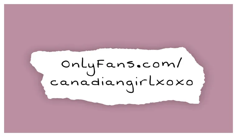 OnlyFans account  canadiangirlxoxo header 2