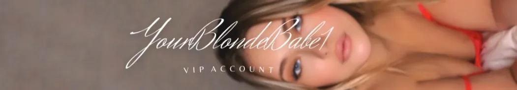 OnlyFans cuenta yourblondebabex header 2