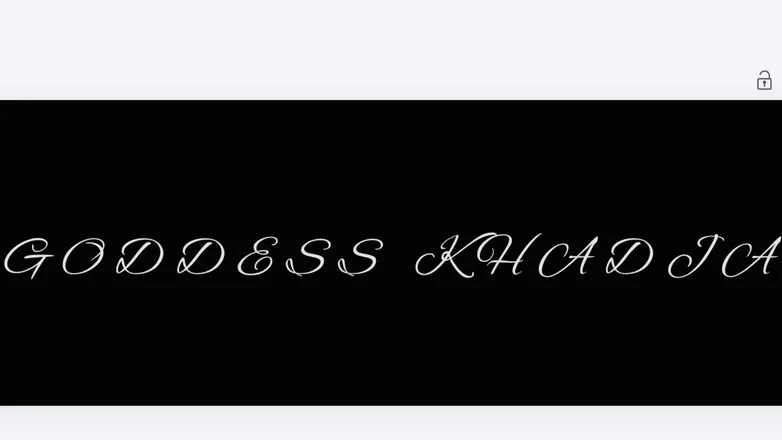 OnlyFans account  goddesskhadja header 2