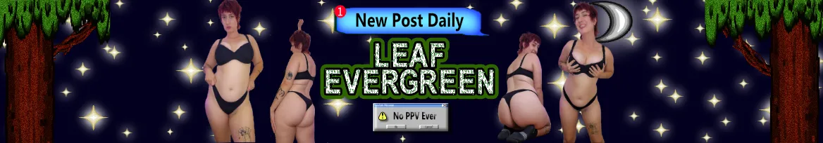 OnlyFans account  leafevergreen header 2