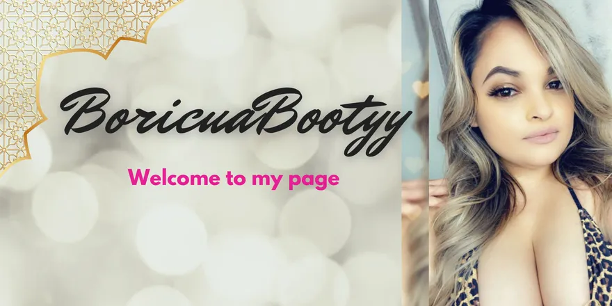 OnlyFans cuenta boricuabootyy header 2