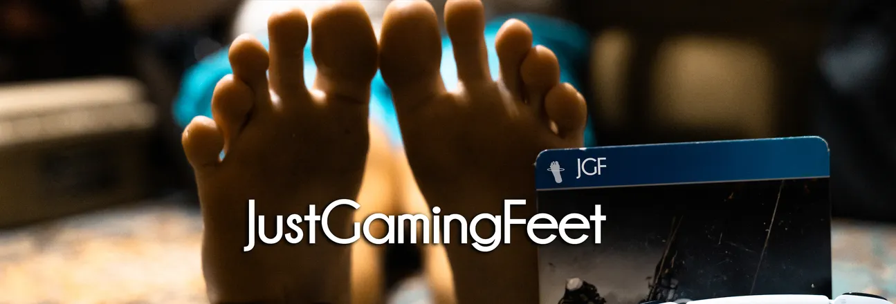 OnlyFans cuenta justgamingfeet header 2