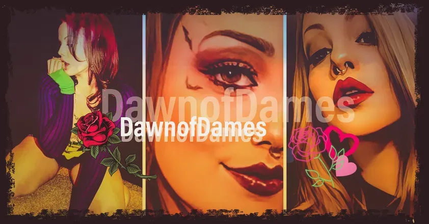 OnlyFans cuenta dawnofdames header 2