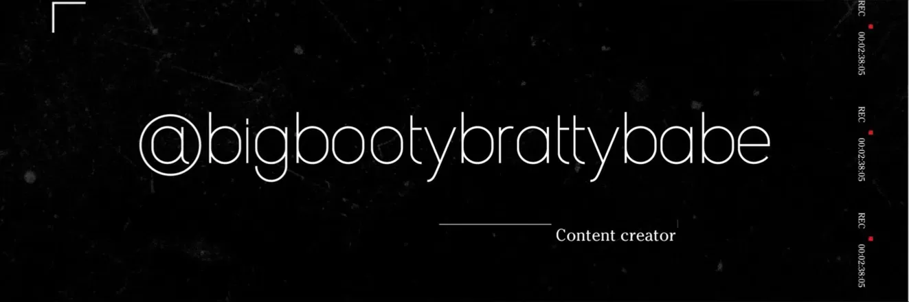 OnlyFans cuenta bigbootybrattybabe header 2