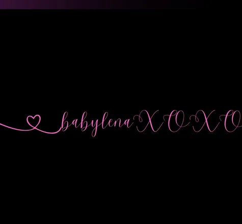 OnlyFans account  baby_lenaxoxo header 2