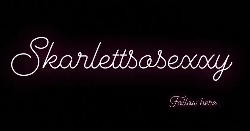 OnlyFans account  skarlettsosexxy header 2