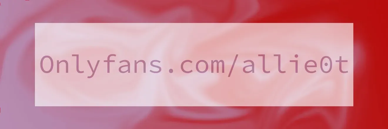OnlyFans cuenta allie0t header 2