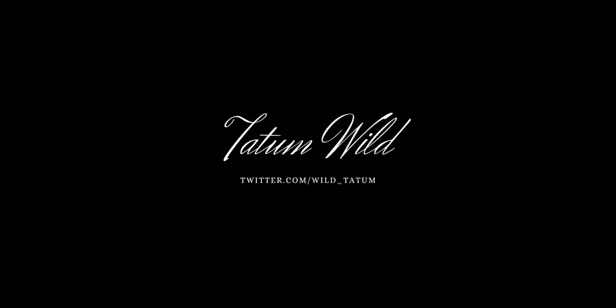 OnlyFans account  tatumwild header 2