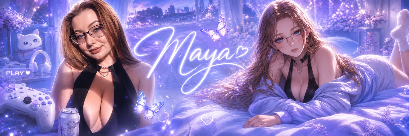 OnlyFans account  mayadxd header 2