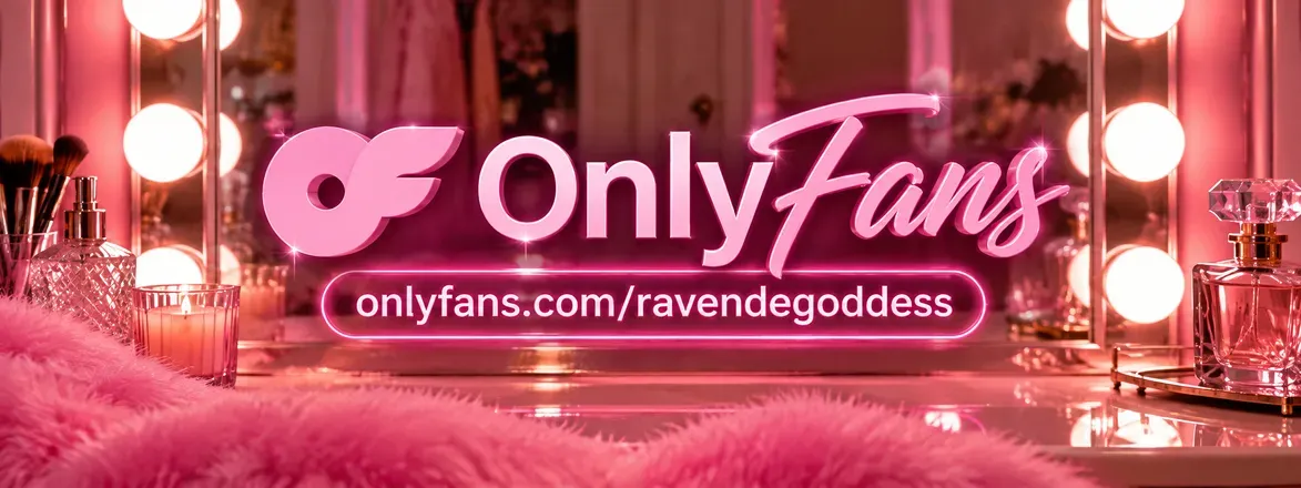OnlyFans account  ravendegoddess header 2