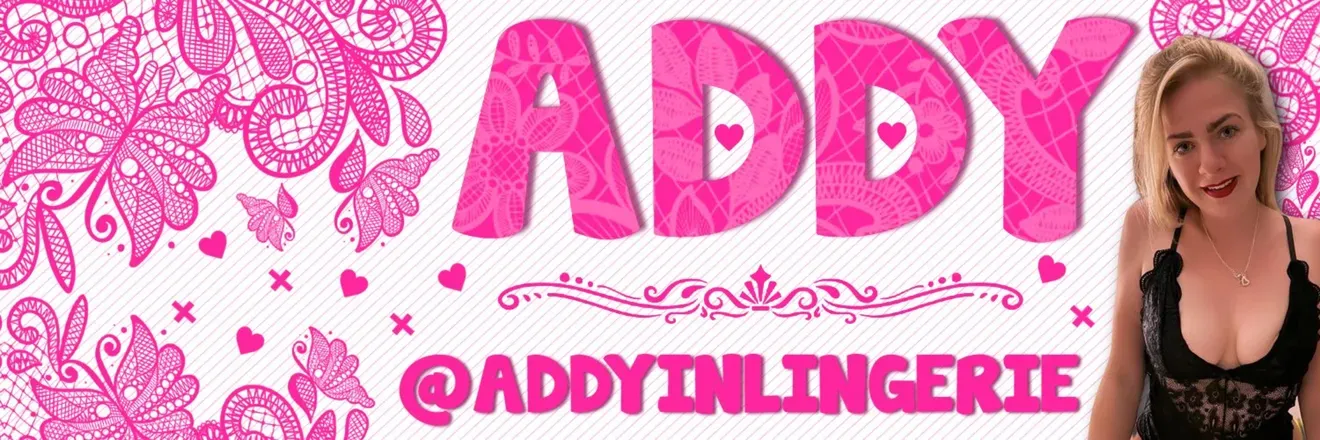 OnlyFans account  addyinlingerie header 2