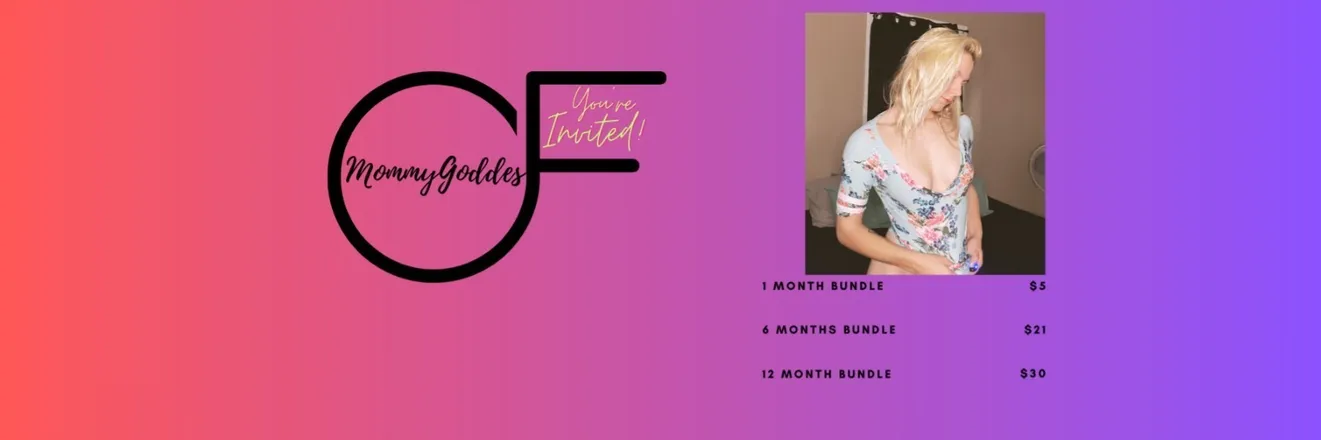 OnlyFans cuenta mommygoddess header 2