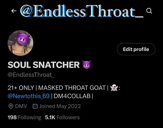 OnlyFans cuenta endless-throat header 2