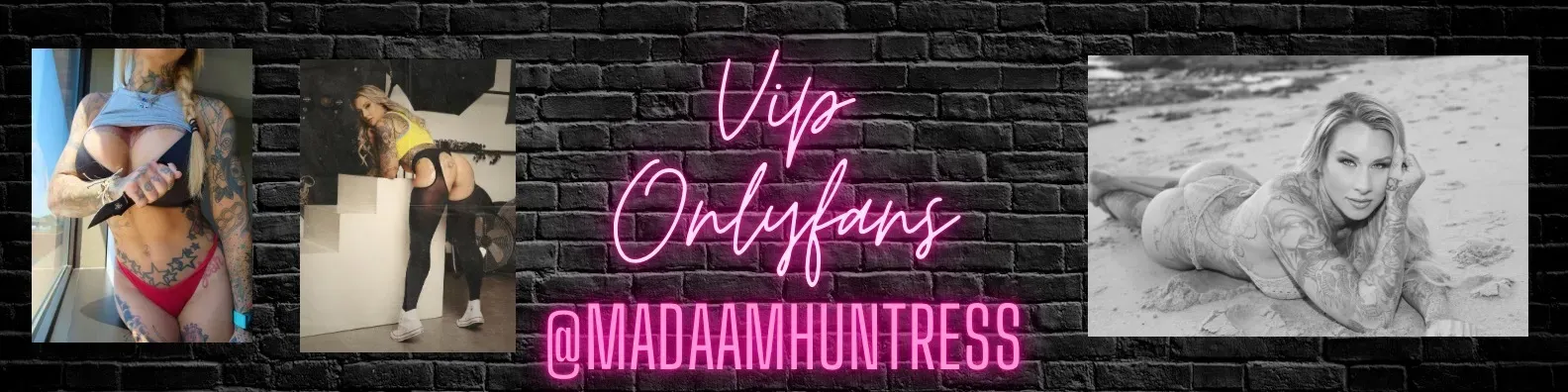 OnlyFans cuenta madaamhuntress header 2