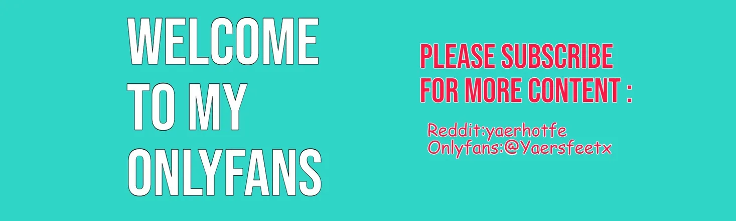OnlyFans cuenta yaersfeetx header 1