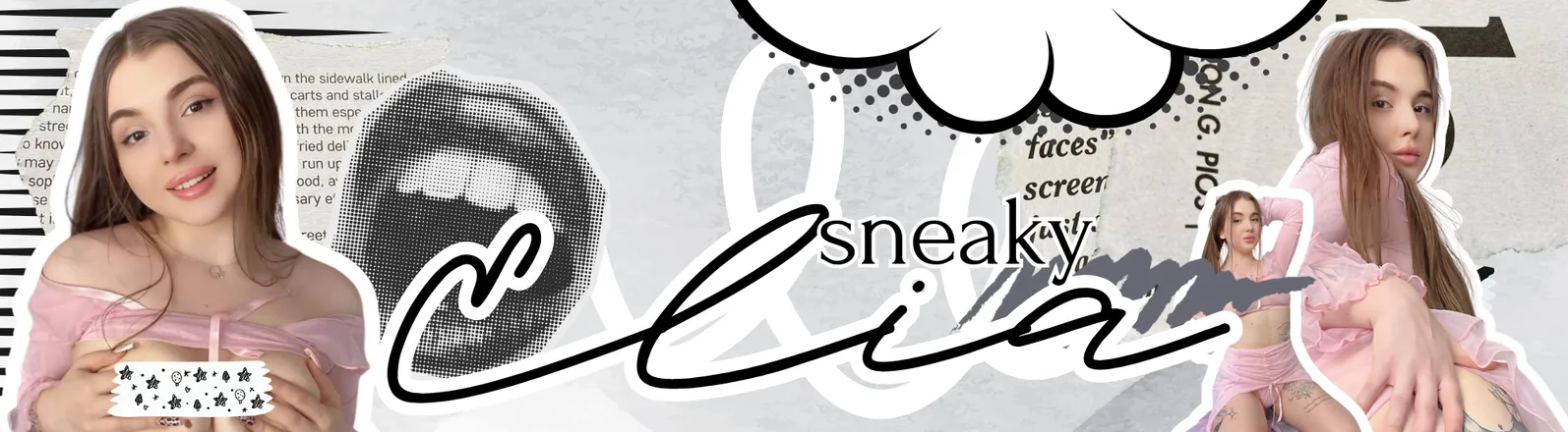 OnlyFans cuenta sneaky_elia header 2
