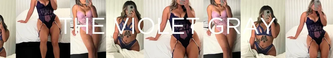 OnlyFans account  thevioletgray header 2