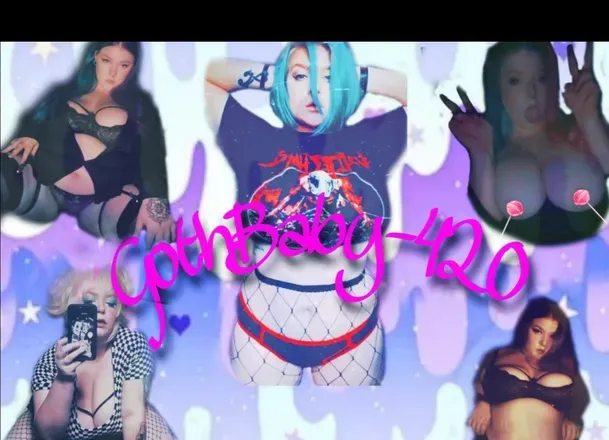 OnlyFans cuenta gothbaby-420 header 2