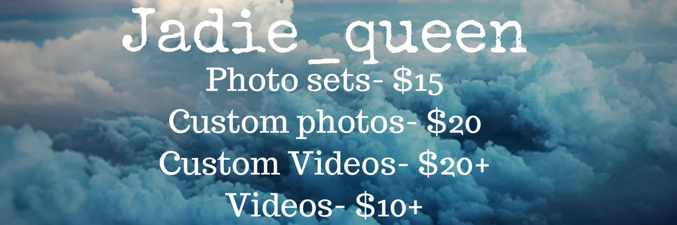 OnlyFans cuenta jadie_queen header 2