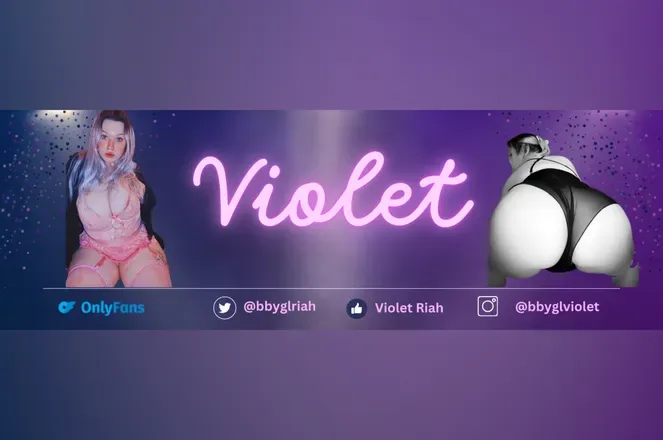 OnlyFans cuenta bbyvioletfree header 2